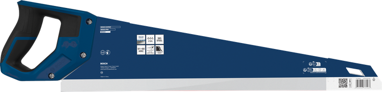 Cưa tay Bosch 550 mm với 7 răng/inch, dùng cho chế biến gỗ.